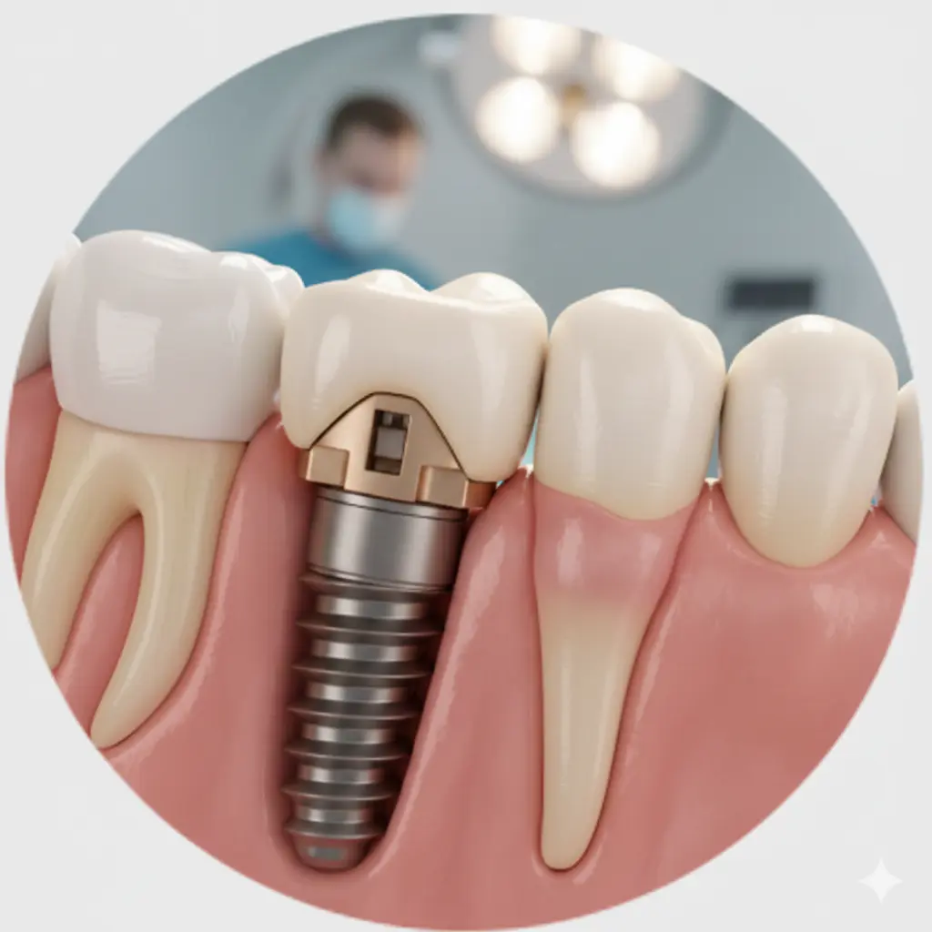 Chirurgie pour pose d'implant dentaire en Tunisie